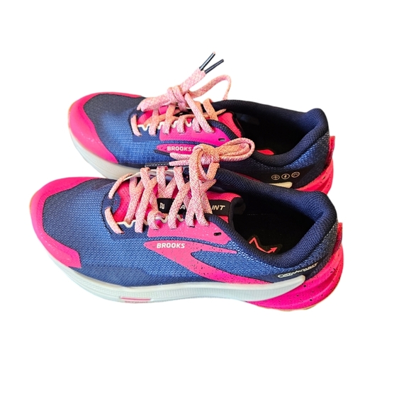 Brooks Catamount 2 Ultra Trail Running Sneakers NEW Peacoat Pink Womens - Picture 3 of 8